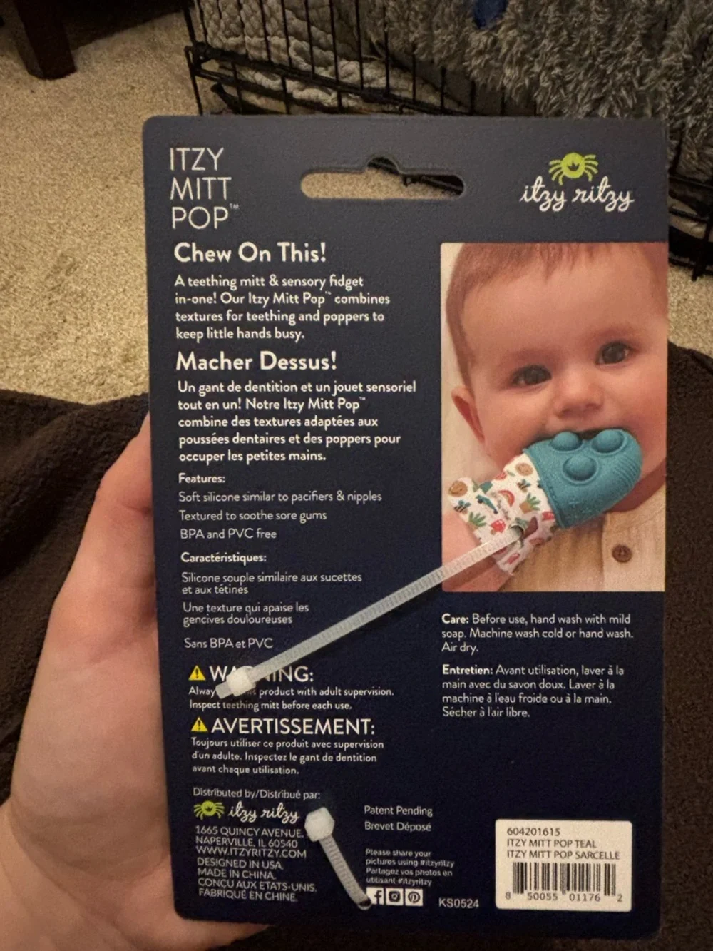 NWT Itzy Ritzy Mitt Teether - Picture 3 of 3